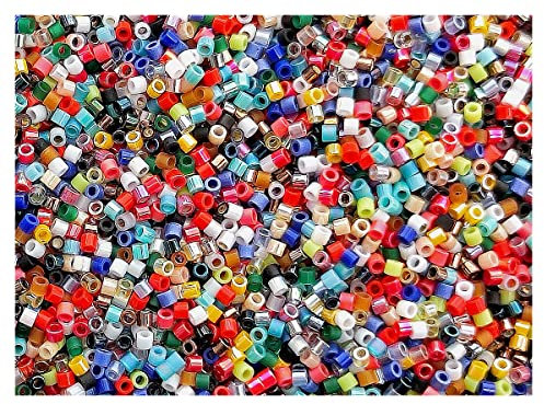 Delica Mélange de perles en verre japonais Miyuki 15/0 5 g