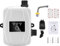 Bomba de agua refuerzo automática de 24V DC 150P controlador de Presión calentador sin escobillas 32L/min tubería grifo para hogar fregadero cocina (Blanco)