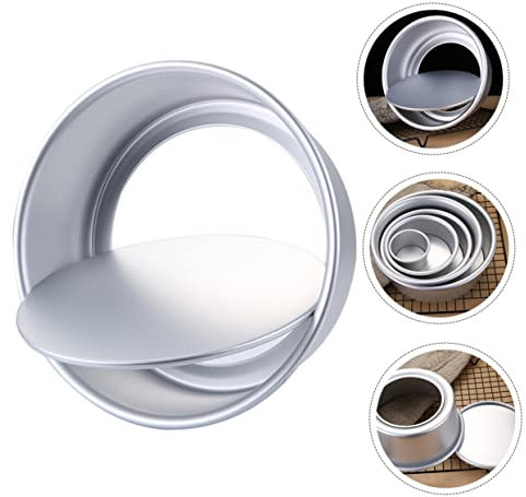 KICHOUSE Realizza Torte Rotonde Da 8 Pollici Mousse Per Torta Rotonda Antiaderente