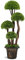 COSTWAY Árbol Topiario de Cedro Artificial de 90 cm, Planta Topiaria Falsa de Ciprés con Maceta Rellena de Cemento, Planta Decorativa de Imitación para Interior y Exterior, Hogar, Jardín