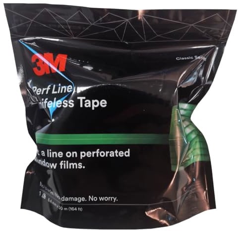 3M | Knifeless Tape, Schneidband für Detailarbeiten beim Wrapping, Perf Line 6,4mm x 50m, Schneidedraht für präzises Schneiden von Folien ohne Klingen