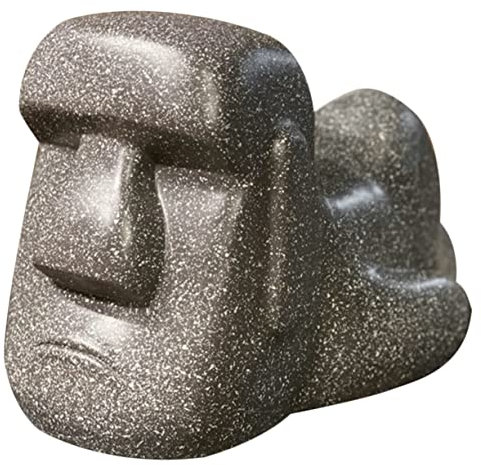 BUGUUYO Taschentuchbox-Halter Aus Harz Moai-Papier-taschentuchhalter Abdeckung Für Kosmetiktücher Aufbewahrungsbox Für Zuhause Schlafzimmer Büro