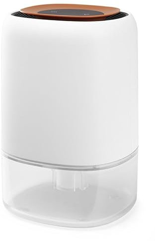 Deshumidificador mini 500ml, compacto y portátil, ideal para eliminar humedad en espacios pequeños y prevenir moho.