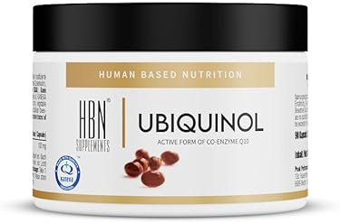 HBN Supplements - Ubiquinol | 90 Kapseln á 680 mg | Bioaktives Coenzym Q10