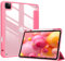 ProCase Hülle für iPad Pro 11 Zoll mit Stifthalter 2022/2021/2020/2018 (4/3/2/1 Generation), Stoßfeste Smart Case Cover mit transparenter Rückseitenschale Schutzhülle für iPad Pro 11 -Melonenrosa