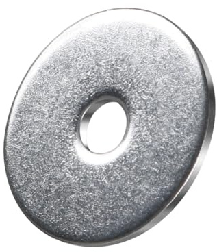 BOUMVID Arandelas Planas de Cuerpo M3 x 13mm, 100 Piezas Acero Inoxidable 304 A2 V2A, Metalicas Pequeño Arandela de Bloqueo, Plana de Plano Para Tornillos Sujetadores DIN 9021 / ISO 7093