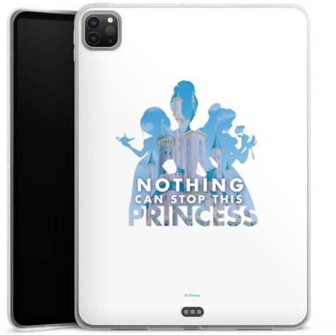 Coque en Silicone Compatible avec Apple Apple iPad Pro 11 4. (2022) Coque Coque pour Tablette Princesses Disney Produit sous Licence Officielle Disney
