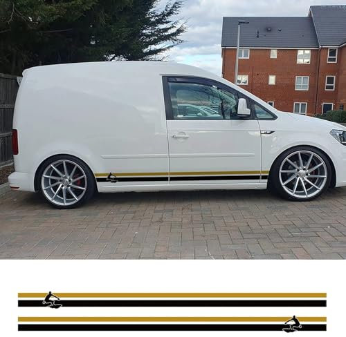 CUYENGT Autoaufkleber, Wohnmobil-Grafiken, Vinyl-Aufkleber, passend für Volkswagen VW Caddy MK1 MK2 MK3 MK4 2 3 4 Maxi KombiZubehör