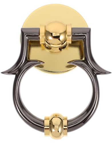 TOPBATHY Türklopfer Retro Dekor Tor Klopfer Griff Modern Tür Pull Griff Tür Eye Viewer Eingangstür Zuggriff Metall Torgriff Türzug Griffe Haustür Ornament Zinklegierung