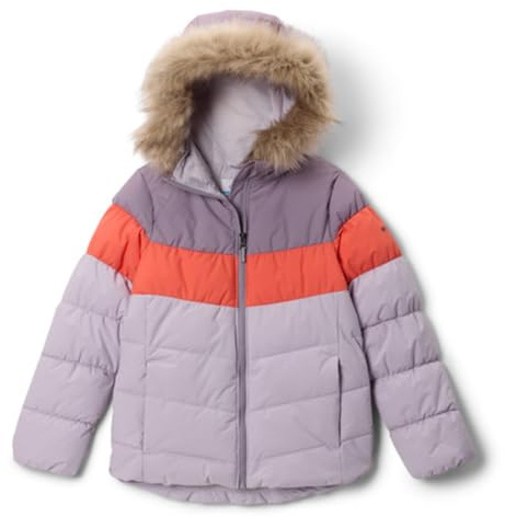 Columbia Mädchen Arctic Blast 3 Jacket Skijacke, Lavender Pearl, Zing, Shale Purple, 140 EU
