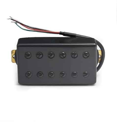 Micro Humbucker noir pour guitare électrique LP 12 trous Ramassage D'instruments Musique(Bridge)