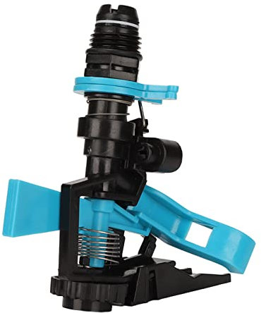 Haken Kleiderbügel Kopf Kunststoff G1/2 Zoll Sprinklerkopf Rasen, Haken Kleiderbügel Rasen Wasser Sprinkler Kopf, Kunststoff Rotation Bewässerungskopf 360 Grad Bewässerung
