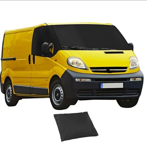 Frontscheibenabdeckung für Opel Vivaro/Opel Vivaro/Renault Trafic/Nissan Primastar, 600D Oxford wasserdichte Auto-Windschutzscheibenabdeckung,Sonnenschutz, Frost