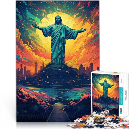 Puzzle für Erwachsene, 1000 Teile, Rio de Janeiro, Puzzle für Lernspiele, Herausforderungsspielzeug, 38x52cm, geeignet für Jugendliche ab 14 Jahren