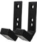 HEMOTON 2 Stück Hantelständer Langhantel Wandhalterung Vertikale Dumbbell Rack Fitnessgeräte Aufbewahrung Hantelhalter für das Fitnessstudio Hantelstangen-Aufbewahrungsständer STK Black