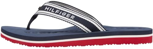 Tommy Hilfiger Damen Th Webbing Summer Sandal Fw0fw09193Zehentrenner