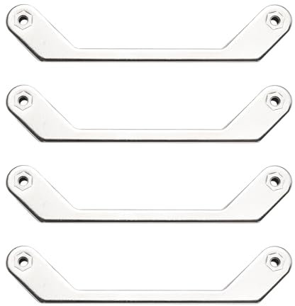 EMSea Lot de 4 Supports de Plaque Arrière en Métal Fendu pour Ventilateur de Refroidissement Compatible avec Intel LGA1200 1151 1150 1155 1156