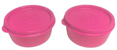 Tupperware Smidgets-Behälter klein Mini 90 ml mit Deckel 90ml 2 Stück Smidgets Wichtel (pink 2er 90ml)
