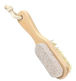 IOIUSKKU 2 in 1 Set zur Entfernung von Hornhaut und Steinen bei der Fußpflege: Bürste, Peeling, Peeling und Entfernung von Hornhaut.