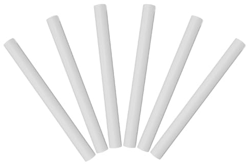 IMUSINICE Radiator Pipe Covers 15x200mm Heating Pipe Decoration Sleeves and Moisture PVC White 6pcs with Elegant Home Upgrade for Bathroom and Businesses