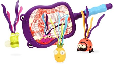B. toys Hippo Tauchspiel Badewannenspielzeug – Wasserspielzeug, Badespielzeug für Pool und Badewanne zum Tauchen – Spielzeug für Kinder ab 3 Jahren