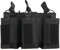 EXCELLENT ELITE SPANKER Oben offen Einzel/Doppel/Dreifach Mag Pouch für M4 M16 AK AR Magazintasche und Pistol Mag Pouch(Dreifach+Schwarz)