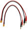 Boladge 2-Pack XT30 Männlich Stecker zu 4mm 4.0mm Bananenstecker Rundstecker Akku Ladeadapter für RC Hubschrauber Quadcopter Lipo Akku