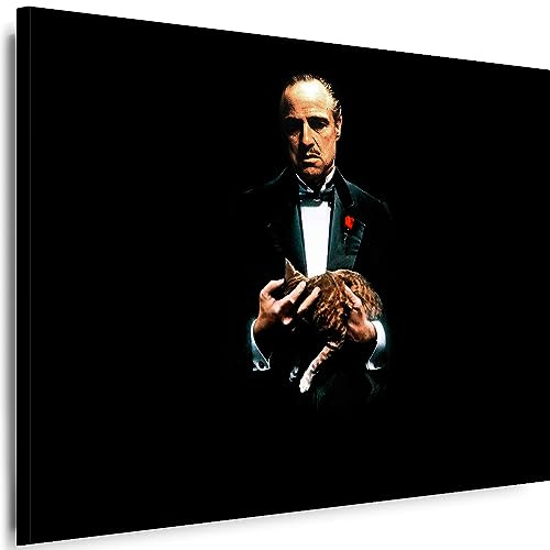 Myartstyle - Bilder Godfather Der Pate 150 x 100 cm Leinwandbilder XXL - 1 Teilige Wandbilder Film Popular Movies Kunstdrucke w-P-2020-76