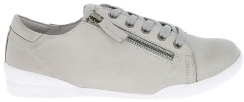 Andrea Conti Damen Sneaker, Silbergrau, 40 EU