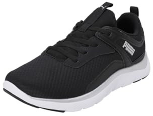PUMA Damen SOFTRIDE REMI WNS Straßen-Laufschuh, Black Silver White, 36 EU