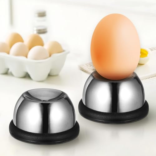 Picadora de huevos, picadora de huevos de acero inoxidable, picadora automática para cáscaras de huevo, sacabocados, abridor de huevos, herramienta para cortar huevos crudos para pelar cáscaras de