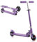 KOMFOTTEU Kinder Scooter mit LED Rädern, zusammenklappbares Roller Aluminium, Kinderroller mit 3 verstellbaren Höhen, Cityroller Tretroller bis 50kg belastbar (Violett)