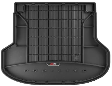 FROGUM ProLine 3D Gummimatte Exklusive Auto Kofferraummatte Kofferraumwanne mit Logo für Kia Proceed III ab 2018 | Bequemer Organiser | Die höchsten Kanten | Elegantes Design