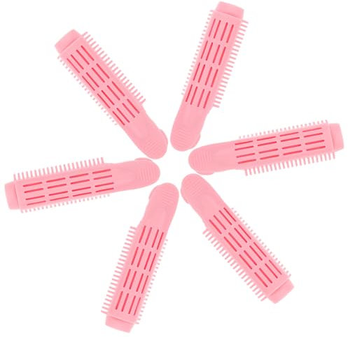 Healeved 6pcs Bangs Clip Hair Root Volumizing Clips Roller Jaw Clamps Curly Hair for Short Use Bangs Curler Roller