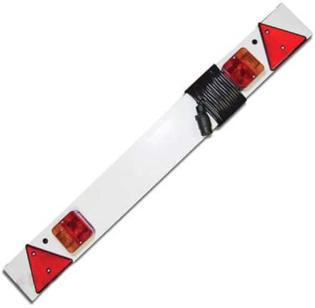 RED STAR Trailer Lighting Board (BULB TAIL LIGHT, 3FT BOARD WIDTH+5M CABLE)