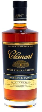 Ron Caja de 6 unidades Clément Select Barrel Botellín Miniatura 5 cl