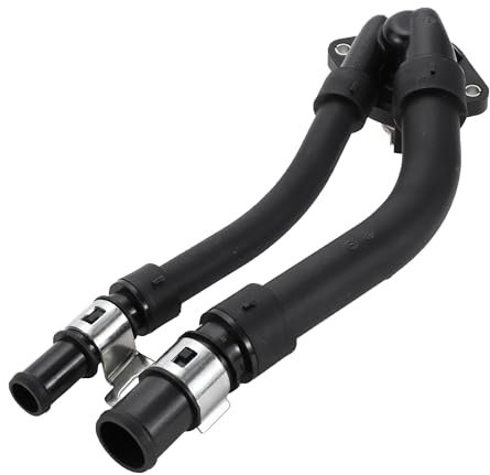 A ABSOPRO Termostato Auto N.1322000015 Assemblea del Corpo Termostato del Liquido di Raffreddamento del Motore per Mercedes Benz per Smart Fortwo 2008-2015 Plastica Nera Resistente