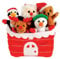 alles-meine.de GmbH Set : 6 Teile Handpuppe Weihnachtshaus Handspielpuppe Kasperlfigur Kasperle