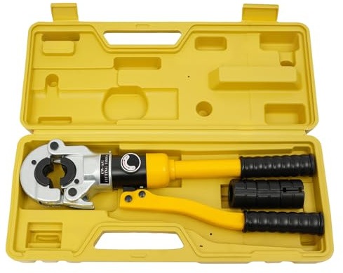 8T Alicates de prensado hidráulicos, crimpadora hidráulica de tubos, 16-32 mm, tubo compuesto de tubo TH Contorno, alicate de prensado de tubos con formas TH16 20 26 32 mm²