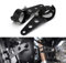 HQTS Motorrad Scheinwerferhalter Gabeln Universal 38mm-51mm, Halterung für Scheinwerfer Motorrad Halterung Clip Schwarz