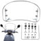 Motorrad Windschutzscheibe Roller Windschutzscheibe universals Windschutzscheibe Motorrad Windabweiser Windschild Aufsatz Motorrad Windschild Spoiler Windschild Windschutzscheibe Für Motorräder