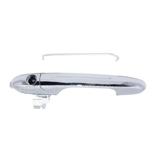 WEFOLCC Für F&iat 500 2007-2020 Für Alfa Für Romeo 147 2000-2010 Linker Türgriff Fahrerseite Mit Chrom 735592028 735451696 Auto Türgriff(Left with Hole)