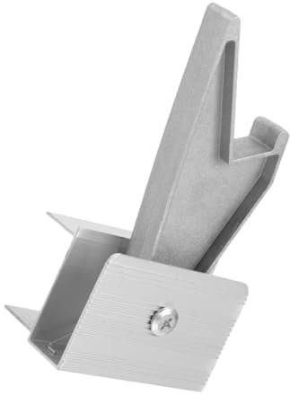 Angoily Leiterzubehör Ende hissen Dachbodenleiterscharniere Teil Werkzeug stehleiter stufenleiter Schiebeleiter Leiterstabilisator aus Metall Sprossenschloss für Leiter Aluminium Silver