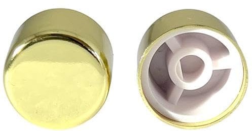 Replacement Dimmer Switch Knob - Spare Universal Knob for D-shaped spindles (1, Polished Brass)