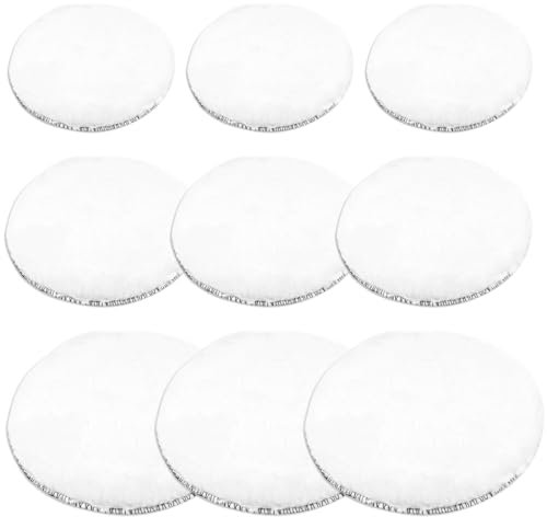 9 Piezas Lana para Pulir Coche Kit Juego de Lana, 50/75/100mm Almohadilla de Pulido de Lana, Pads de Pulido de Lana para Pulidora de Autos, para el Coche Encerado Lijado