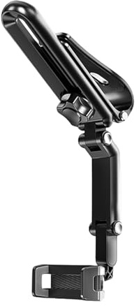 lmoikesz GPS Phone Holder Sun Visor Car Mounted For Stable Clamping ABS 1080 ° Rotating Installation Phone Car Clip Holder Mobile, grey