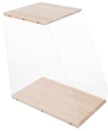 TOPPERFUN Aufbewahrungsregal Für Schallplatten Rekordhalter Cd-rahmen-vitrine Buchspeicher Ständer Für Cd-halter Cd-aufbewahrungsregal Rekordregal Cd-halter-rack Cd-turm Acryl Transparent