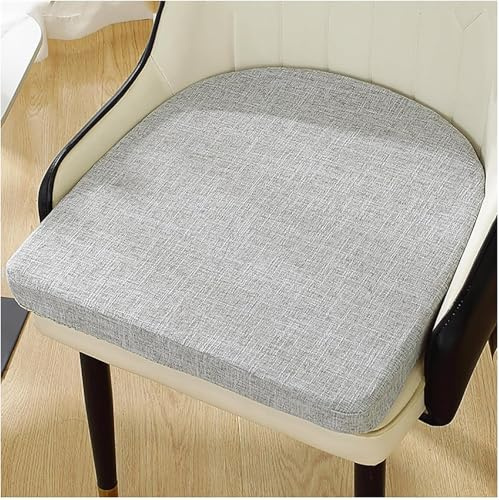SDNAM 2/4/6er Set Sitzpolster Stuhl 45x45 Stuhlkissen U-förmiges Sitzkissen Indoor Outdoor Anti-Rutsch Kissen für Drinnen und Draußen, Garten, Küche, Café, Esszimmer(#2,45 * 45cm(6pcs))