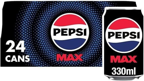 Pepsi Max No Sugar Cola Cans 24 x 330ml - By Shop 4 Less