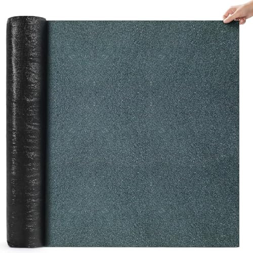 INMOZATA Roofing Felt for Sheds, 1m x 5m/5sqm Asphalt Roof Felt for Sheds, Weather Resistant Waterproof Shed Roof Felt, Green